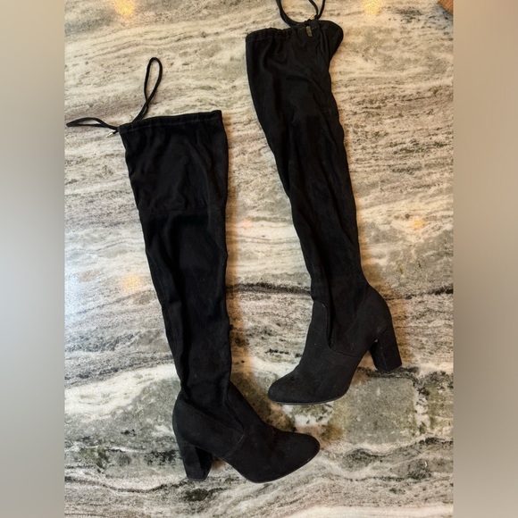 Kohl's Black Over the Knee Boots - Picture 1 of 4